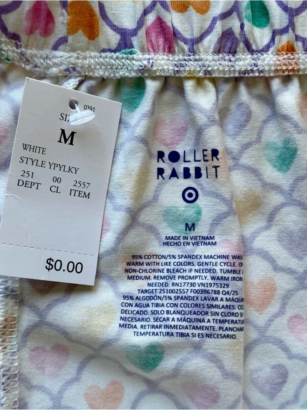 Roller Rabbit X Target Geo Hearts Short Pajama Set NWT - Picture 13 of 16